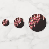 湖の水に反射するクリスマスツリー コンフェッティ (正面)