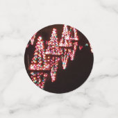 湖の水に反射するクリスマスツリー コンフェッティ (スモール正面)