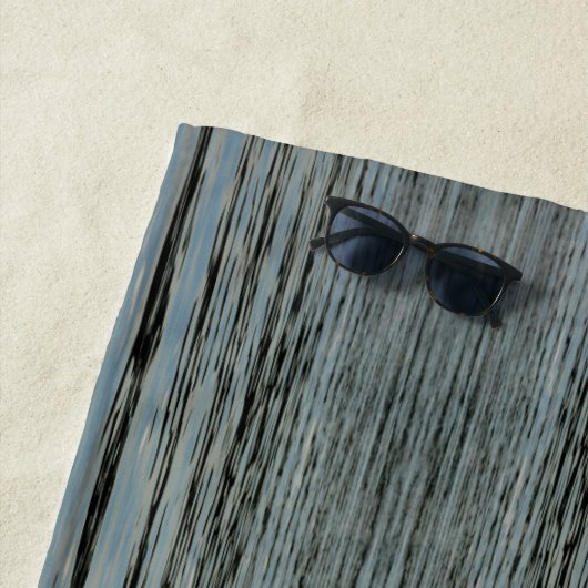 湖の水のカスタマイズ可能な湖名 ビーチタオル (インサイチュ)