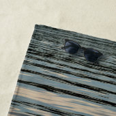 湖の水のカスタマイズ ビーチタオル (インサイチュ)