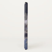 湖の水の色の上に夕日の絵を描夕日 Case-Mate iPhoneケース (裏面/右)