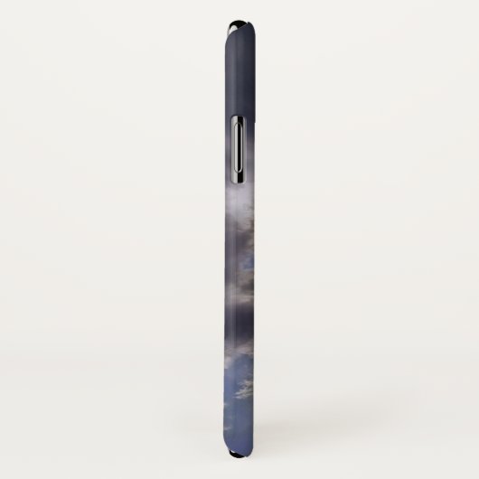 湖の水の色の上に夕日の絵を描夕日 Case-Mate iPhoneケース (裏面/右)