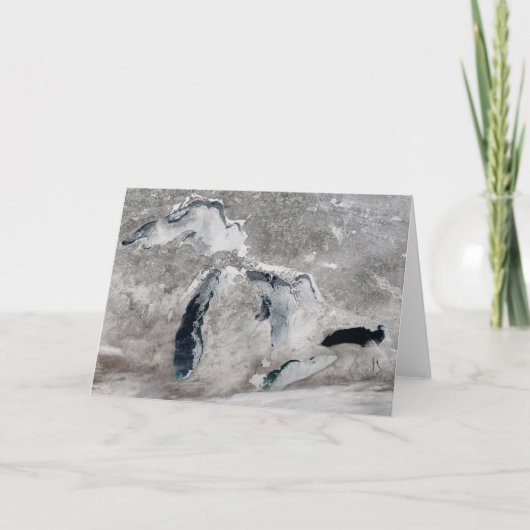 湖の氷、素晴らし州統一された。 カード (正面)