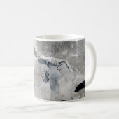湖の氷、素晴らし州統一された。 コーヒーマグカップ (正面右)