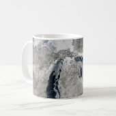 湖の氷、素晴らし州統一された。 コーヒーマグカップ (正面左)