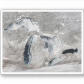 湖の氷、素晴らし州統一された。 シール (正面)