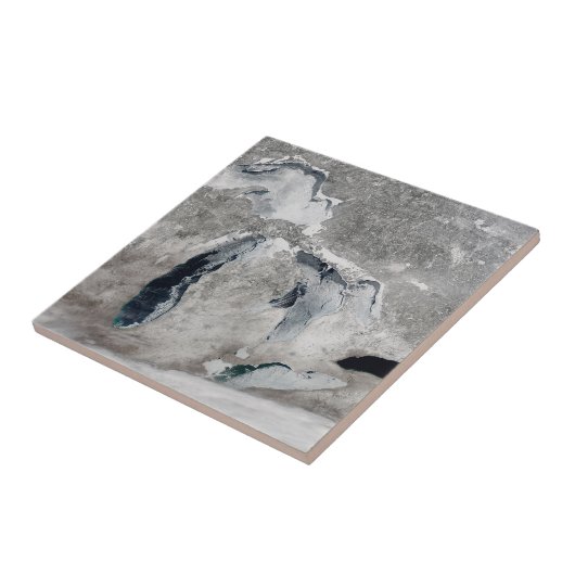 湖の氷、素晴らし州統一された。 タイル (側面)