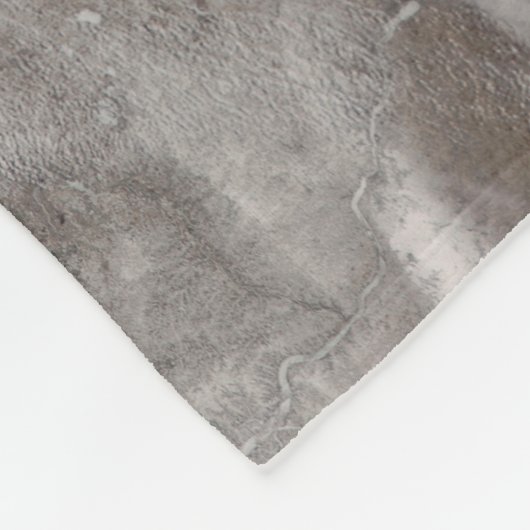 湖の氷、素晴らし州統一された。 フリースブランケット (角)