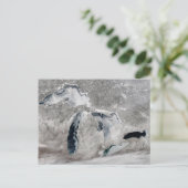 湖の氷、素晴らし州統一された。 ポストカード (スタンド正面)