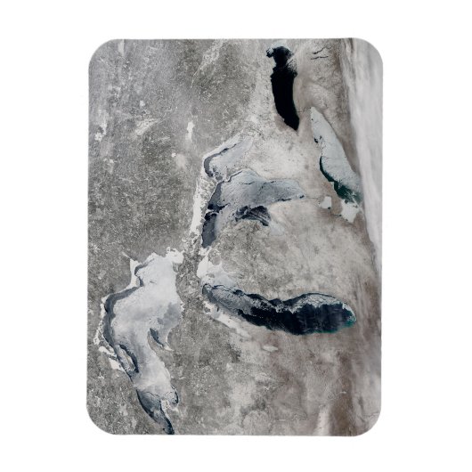湖の氷、素晴らし州統一された。 マグネット