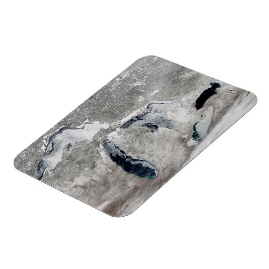 湖の氷、素晴らし州統一された。 マグネット (左側)