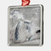 湖の氷、素晴らし州統一された。 メタルオーナメント (左)