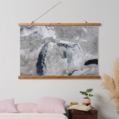 湖の氷、素晴らし州統一された。 吊り下げ型タペストリー (寝室)