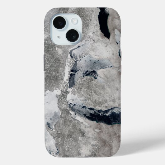 湖の氷、素晴らし州統一された。 Case-Mate iPhoneケース (裏面)