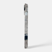 湖の氷、素晴らし州統一された。 iPhone 15ケース (左側面)