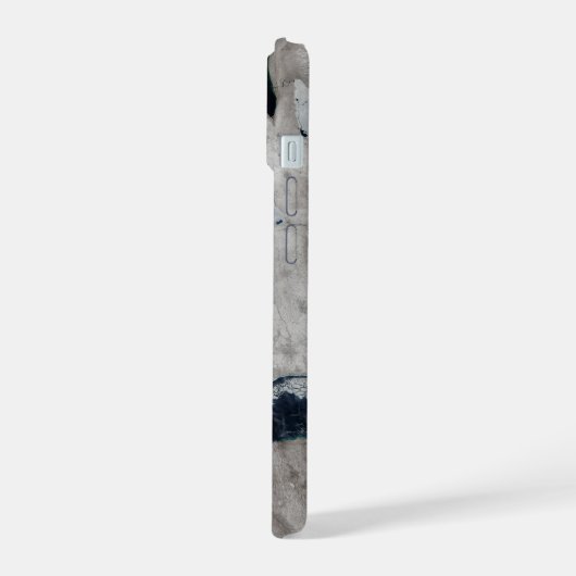 湖の氷、素晴らし州統一された。 iPhone 15ケース (左側面)