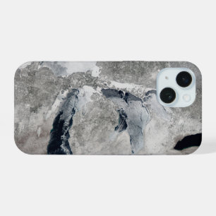 湖の氷、素晴らし州統一された。 iPhone 15ケース
