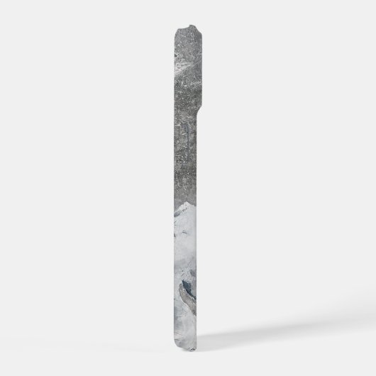 湖の氷、素晴らし州統一された。 iPhone 15ケース (右側面)