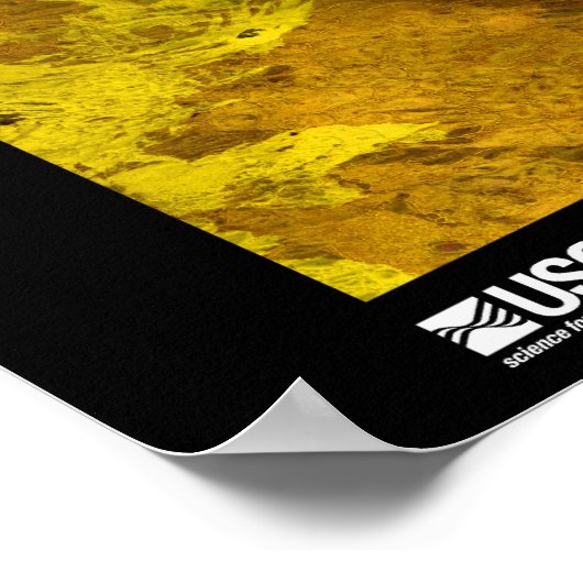 湖の沈降 ポスター (角)