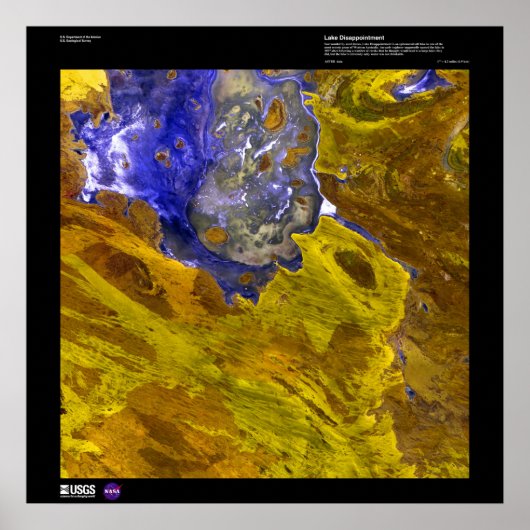 湖の沈降 ポスター (正面)