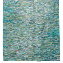 湖の沿岸シャワー・カーテンのBath Juulの雨