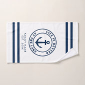 湖の海軍と白いの方が人生カスタムだ バスタオルセット (ハンドタオル)