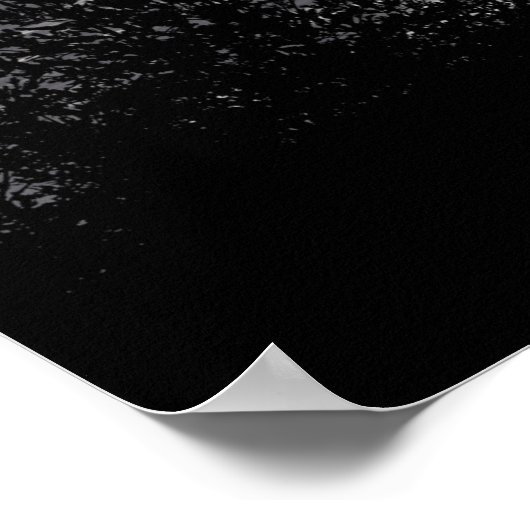 湖の満月 ポスター (角)