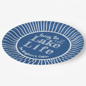 湖の生活を愛する ペーパープレート (アングル)