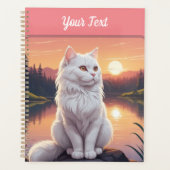 湖の白猫 プランナー手帳 (正面)