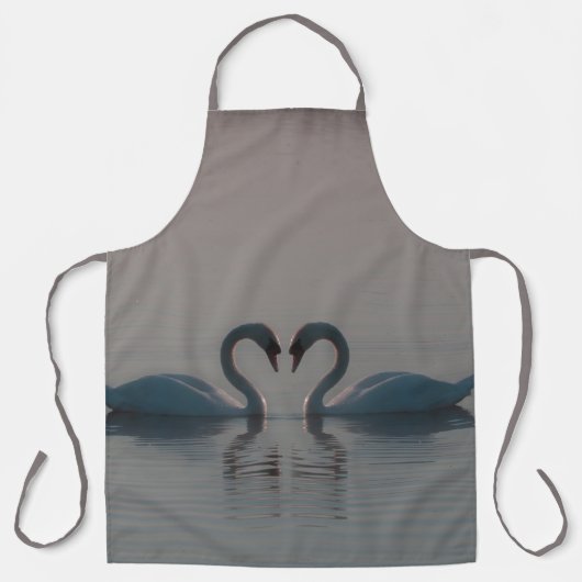 湖の白鳥 エプロン (正面)