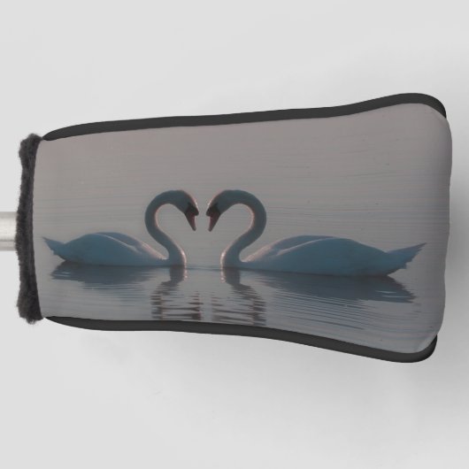 湖の白鳥 ゴルフヘッドカバー (正面)