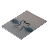 湖の白鳥 ノートブック (左側)