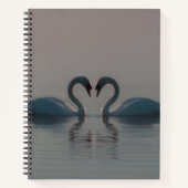 湖の白鳥 ノートブック (正面)
