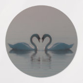 湖の白鳥 ラベル (デザイン2)