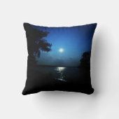 湖の真夜中 クッション (裏面)