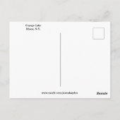 湖の真夜中 ポストカード (裏面)