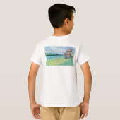 湖の睡蓮 Tシャツ (裏面フル)