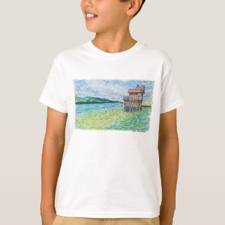 湖の睡蓮 Tシャツ
