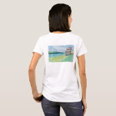 湖の睡蓮 Tシャツ (裏面フル)
