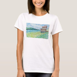 湖の睡蓮 Tシャツ