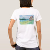 湖の睡蓮 Tシャツ (裏面)