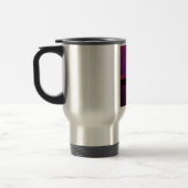 湖の矢印にホットピンクパープルサンセット トラベルマグ (左)