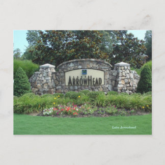 湖の矢印のポストカード2 ポストカード