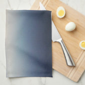 湖の矢印の日没 キッチンタオル (四つ折り)