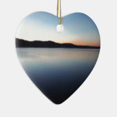 湖の矢印の日没 セラミックオーナメント (右)