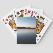 湖の矢印の日没 トランプ (裏面)