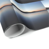 湖の矢印の日没 ラッピングペーパー (ロールコーナー)