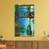 湖の矢印ビュー湖の矢印， CA キャンバスプリント (インサイチュ (リビング))