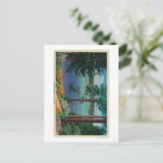 湖の矢印ビュー湖の矢印, CA ポストカード (スタンド正面)