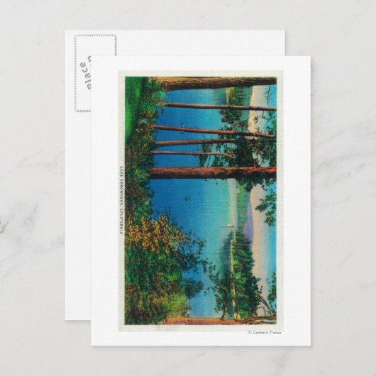 湖の矢印ビュー湖の矢印, CA ポストカード (正面/裏面)